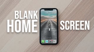 How to Get a Blank Home Screen on iPhone iOS 16 [upl. by Jariv]