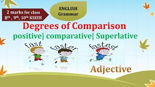 The 3 Degrees of Comparison in English Grammar English Grammar Superlative ComparativePositive [upl. by Liatrice]