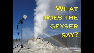 Talking Geyser Yellowstone Volcano Update May 2023 [upl. by Diver677]