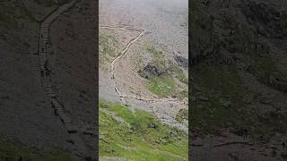 Pyg Track Snowdon Wales wales hiking snowdon [upl. by Ylicis]