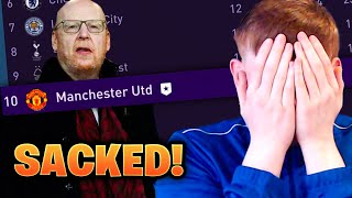 Im Going To Get SACKED Man United Career Mode [upl. by Franzoni]