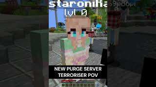 Minecraft Purge Server  Ohio Jesus  Terroriser POV [upl. by Dulcy]