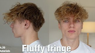 How to get a fluffy fringe  pros and cons Hair tutorial EP 1 [upl. by Schiff854]