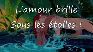 LAMOUR BRILLE SOUS LES ÉTOILES lyrics [upl. by Traggat]