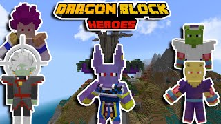 The Best Dragon Ball Addon Got Updated Dragon Block Heroes AddonMod PE 12051 [upl. by Puiia]