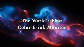 DASUNG Released the Worlds First Color Eink Monitor Paperlike Color 253inch Eyefriendly [upl. by Romeu]