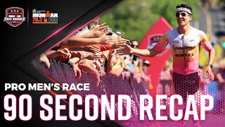 Mens Pro Quick Highlight  Intermountain Health IRONMAN 703 North American Championship St George [upl. by Yrak]