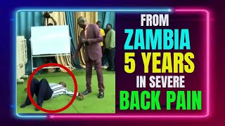 🔴KAKANDE TESTIMONIES  FROM ZAMBIA 5 YEARS IN SEVERE BACK PAIN WAS HEALED INSTANTLY JC5455 [upl. by Rambow]