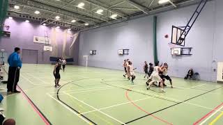 University of Chichester men’s basketball vs Kings College England UK 2024 [upl. by Yrkcaz]