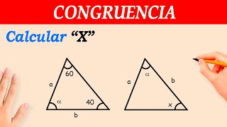 CONGRUENCIA de TRIANGULOS  ejercicios resueltos paso a paso [upl. by Peedsaj38]