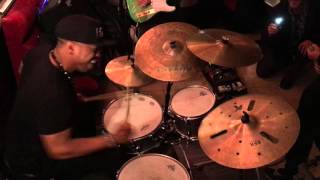 Tony Royster Jr  amazing Jam Session in Paris during BagShow 2015 [upl. by Mackenie]