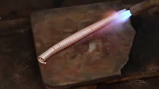 Tutorial How to make a cuban chain from copper wire [upl. by Attelra]