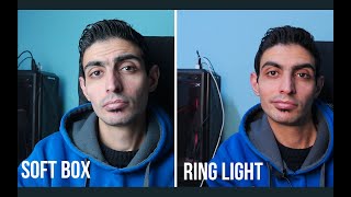 softbox vs ringlight [upl. by Oirromed]