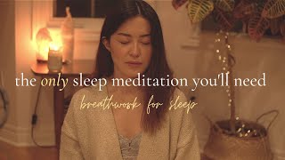 ASMR Breathing for Sleep Meditation Fall Asleep Fast 😴 Guided Meditation for Sleep [upl. by Ericha]