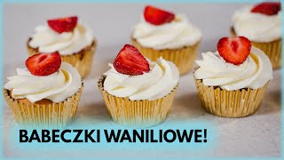 Waniliowe BABECZKI z TRUSKAWKAMI 🍓  Sugarlady [upl. by Leiso456]