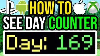 How To Enable Day Counter In Minecraft Bedrock No Mods Or Cheats [upl. by Merrile]