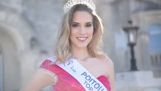 Miss PoitouCharentes 2020  Justine Dubois [upl. by Madlen]