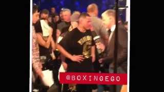 Mike Alvarado BOOed LIVE during Post Fight Interview After Brandon Rios Win [upl. by Josiah]