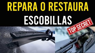 Limpia Parabrisas o Escobillas Reparalas o Restaura Con ESTE TIP [upl. by Ardnasil]