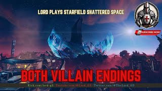 Starfield Shattered Space Both Villain Endings [upl. by Victory]