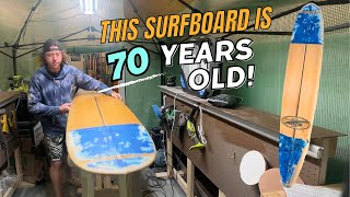 My latest surfboard project is 70 years old [upl. by Lauryn]