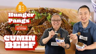 How To Make StirFried Cumin Beef 孜然牛肉  Hunger Pangs [upl. by Palermo]