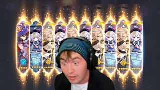 Best 5 Stars Reaction Compilation Ever  Genshin Impact [upl. by Nnaeinahpets]