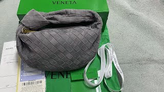 Bottega Veneta Jodie Top Handle Mini Intrecciato Gray Review [upl. by Filippo565]