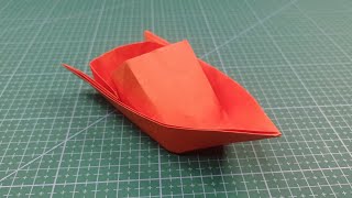 Kağıttan Gemi Yapımı  Çok Kolay  Origami [upl. by Aicilf]