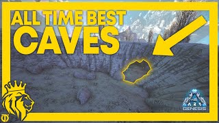 TOP 5 All Time BEST CAVES on Genesis Part 1  ARK Survival Evolved [upl. by Akissej]