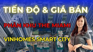 Cập Nhật Tiến Độ amp Giá Bán Phân KhuThe Miami  Vinhomes Smart City  TUỆ MINH BĐS themiami [upl. by Maude]