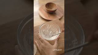 Make clear aloe vera gel at home  full video on channel LITTLEDIY [upl. by Anoid]