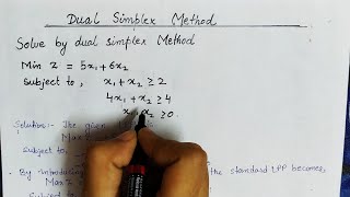 Simplex Method  Simplified and Easiest way  1 Basic Points [upl. by Eelorac542]