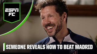 Diego Simeone FULL INTERVIEW how to beat Real Madrid Scaloni’s Argentina amp more  ESPN FC [upl. by Eelrahs]