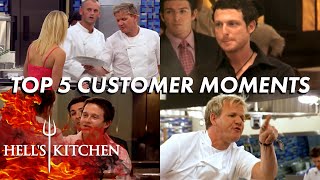 The Top 5 Customer Moments On Hells Kitchen [upl. by Malik]