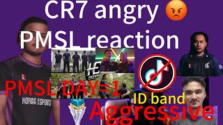 PMSL Day1 day1 full gameplay REACTION CR7 angry with player 😡 [upl. by Lubet]