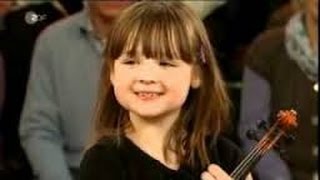 Laetitia Hahn 7y plays Oskar Rieding Violin Concerto in B Minor Op 35 [upl. by Canter874]