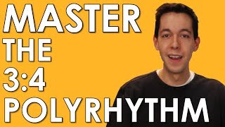 POLYRHYTHM Learn and MASTER 34 and 43 MUSIC THEORY  RHYTHM COUNTING [upl. by Swan]