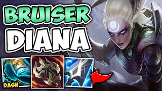 THIS BRUISER DIANA BUILD DOES MASSIVE AOE DAMAGE NEW META  League of Legends [upl. by Gerardo]