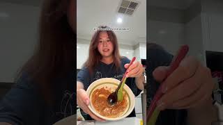 The easiest noodle recipe easyrecipe lazymeals penutbutternoodles [upl. by Anivram]