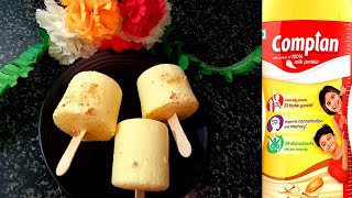 How to make ice cream kulfi with kesar badam ComplanComplan recipekhushi ek savera [upl. by Debor]