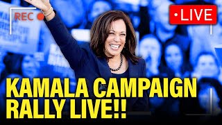 LIVE Kamala Harris CAMPAIGN SPEECH in ATLANTA [upl. by Anrym]