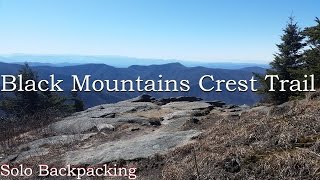 Black Mountain Crest Trail Solo Backpacking Mt Mitchell Pisgah national forest [upl. by Corney521]