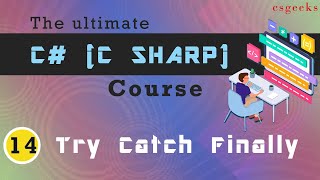 Visual Studio C Tutorial 14 Try Catch and Finally [upl. by Alleahcim]