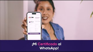 ¡Tu certificado SOAT en WhatsApp [upl. by Eerahc]