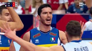 FINALE EUROPEO di PALLAVOLO maschile Italia  Slovenia [upl. by Snebur]