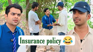 Insurance policy 😂 reels comedy funny idreessain [upl. by Brinna812]