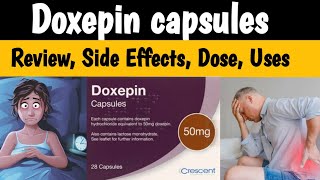 Doxepin Sinequan Silenor and its use in the treatment of depression insomnia  side effects [upl. by Genisia335]