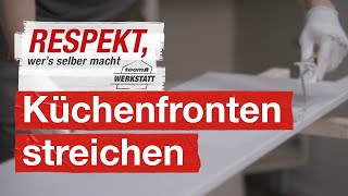 Küchenfronten richtig streichen  toom Werkstatt [upl. by Gayl420]