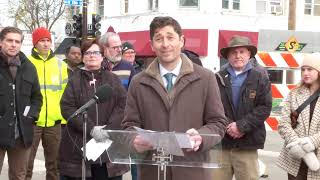 November 25 2024 Reopening of Hennepin Ave S press conference [upl. by Navanod]